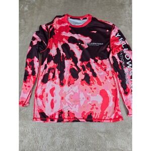 INGEAR Yellowstone National Park‎ Mens Long Sleeve Graphic T Shirt Medium